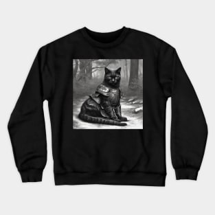 BLACK CAT IN ARMOR Crewneck Sweatshirt